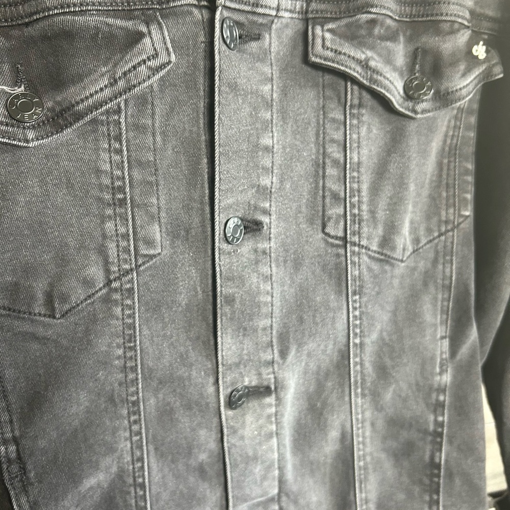 Carly Jean Los Angeles Gray Denim Jacket